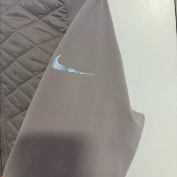 Nike AeroLayer Thermo Running Jacket Atmosphere Grey‎ Women's Size Medium - Picture 7 of 13